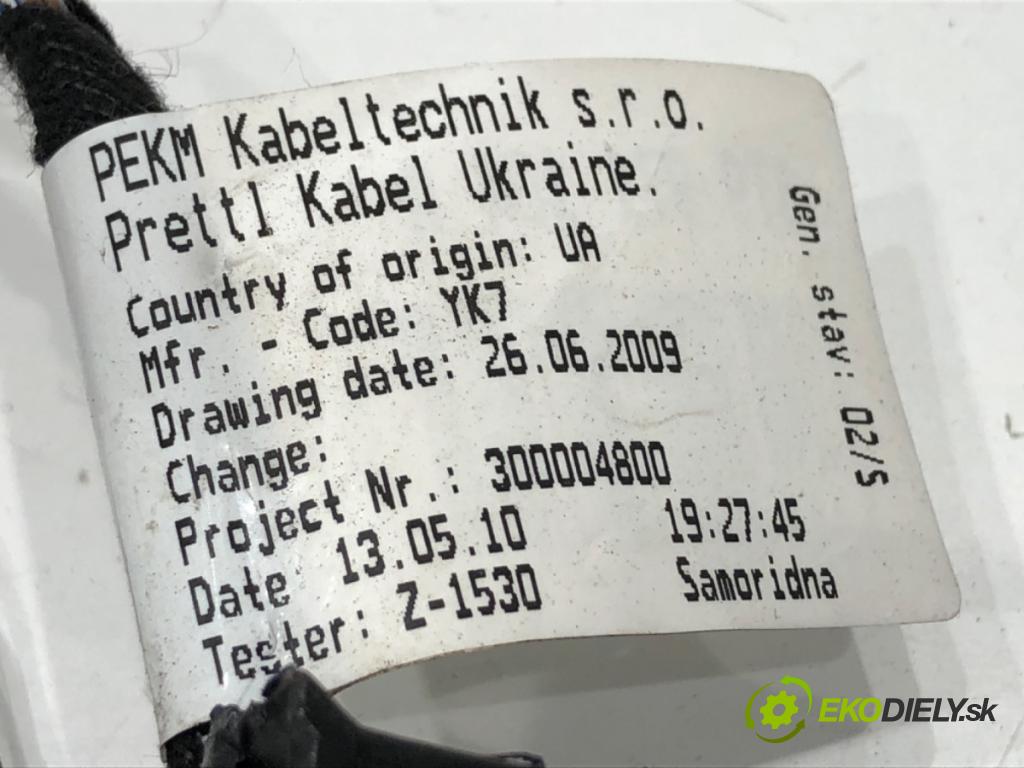 SKODA SUPERB II Kombi 2010 125 kW 2.0 TDI 1968 Káblovačka PDC zad 3T9971104A