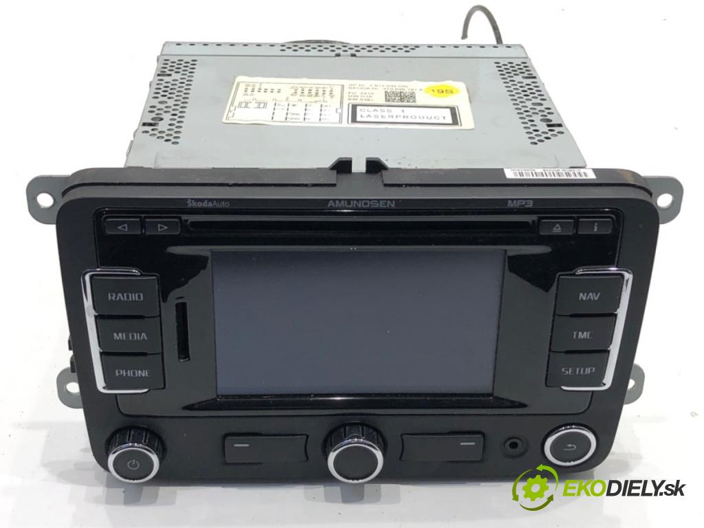 SKODA SUPERB II Kombi 2010 125 kW 2.0 TDI 1968 RADIO 3T0035191A (Audio zařízení)