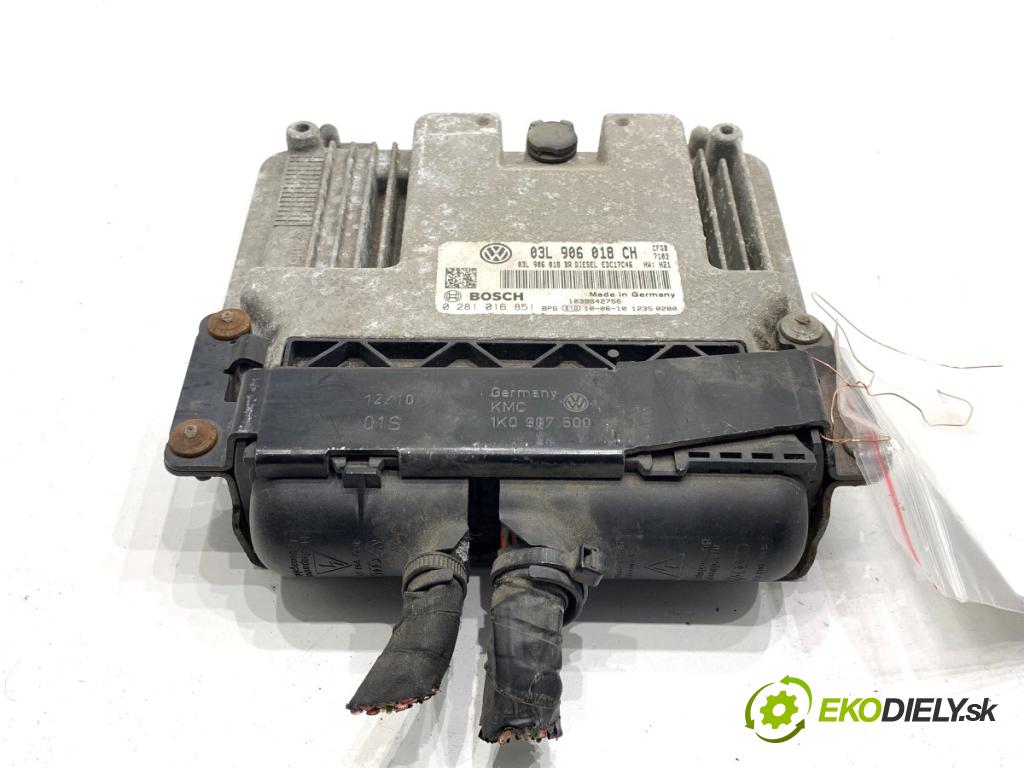 SKODA SUPERB II Kombi 2010 125 kW 2.0 TDI 1968 řídící jednotka motora 03L906018CH (Řídicí jednotka)