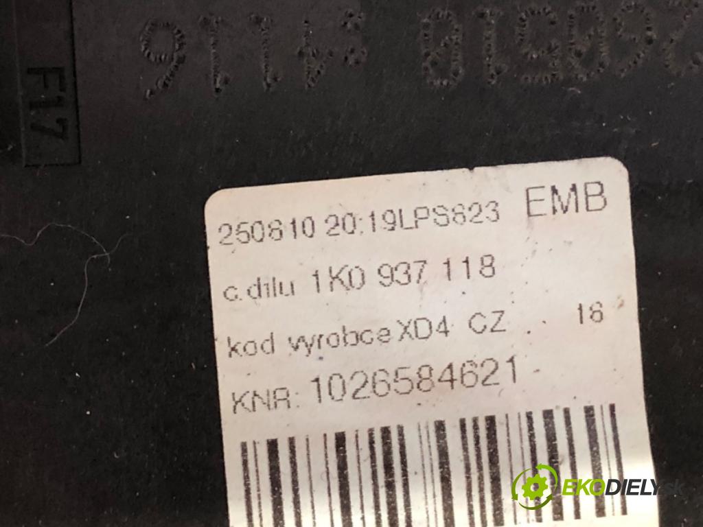 SKODA SUPERB II Kombi 2010 125 kW 2.0 TDI 1968 Skrinka poistková 1K0937118 (Poistková skrinka)