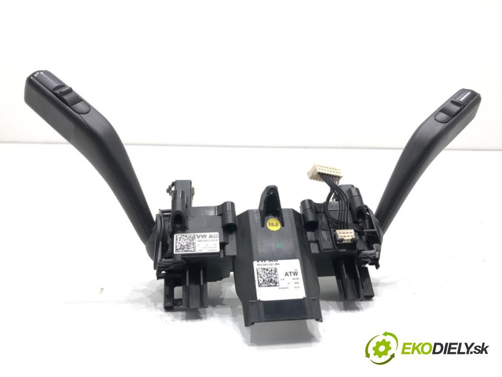 SKODA SUPERB II Kombi 2010 125 kW 2.0 TDI 1968 Prepínač kombinovaný 5K0953521BN (Prepínacie páčky pod volantom)