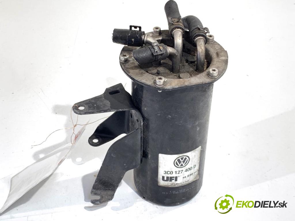 SKODA SUPERB II Kombi 2010 125 kW 2.0 TDI 1968 Obal filtra paliva 3C0127400D (Obal palivového filtra)