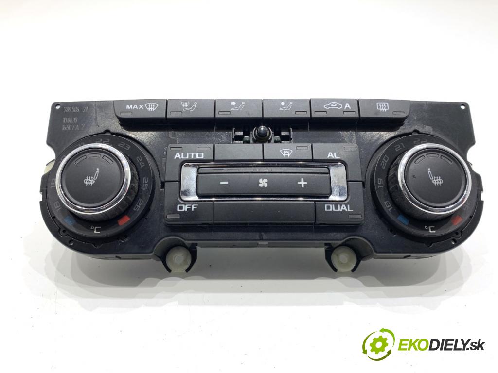 SKODA SUPERB II Kombi 2010 125 kW 2.0 TDI 1968 Panel ovládaní topení 3T0907044BC (Páčky pod volantem)