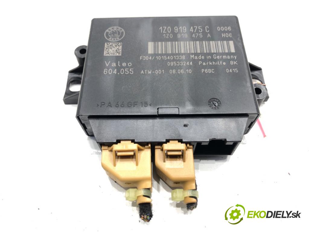 SKODA SUPERB II Kombi 2010 125 kW 2.0 TDI 1968 modul PDC 1Z0919475C (Řídící jednotka ostatní)