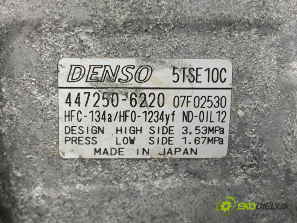 TOYOTA YARIS IV liftback 2022 92 kW 1.5 (MXPA11) 1490 Kompresor klimatizácie 447250-6220 (Kompresor klimatizácie)