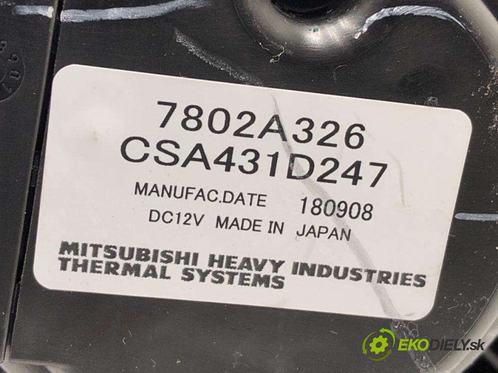 MITSUBISHI ECLIPSE SUV 2019 120 kW 1.5 T-Mivec 1499 ventilátor kúrenia 7802A326