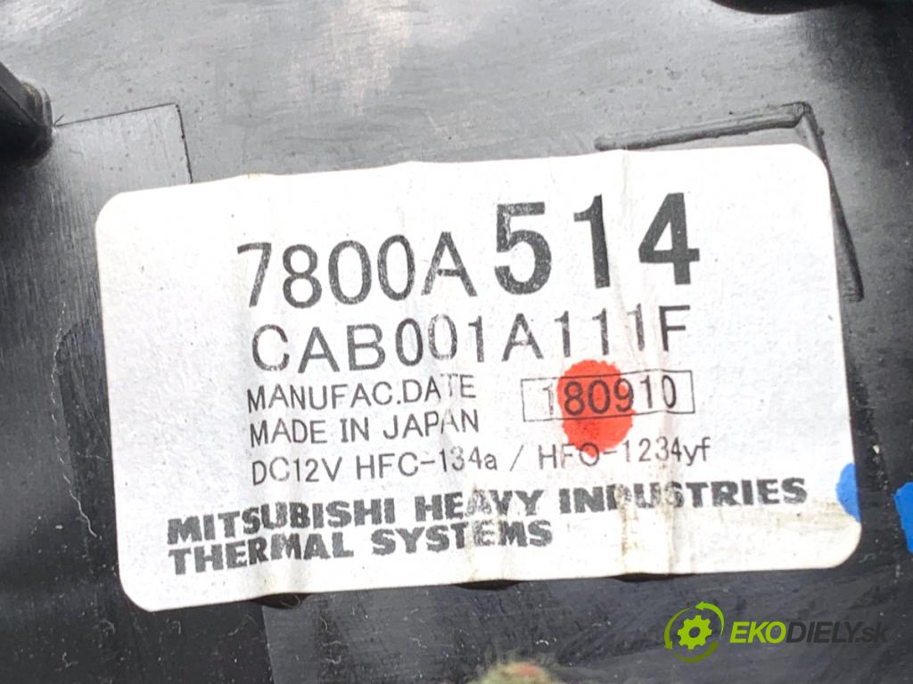 MITSUBISHI ECLIPSE SUV 2019 120 kW 1.5 T-Mivec 1499 Výhrevné teleso, radiátor kúrenia KOMBAJN 7800A514
