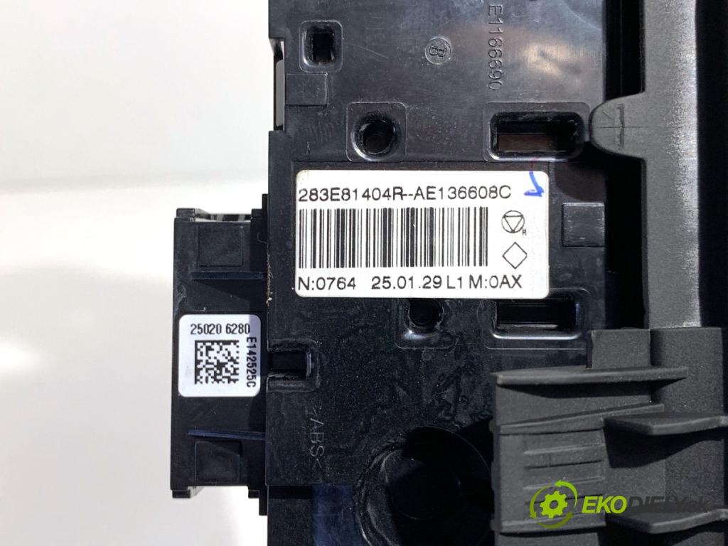 RENAULT TRAFIC III Skrzynia 2025 125 kW 2.0 dCi 170 (FGMM) 1997 Panel Prepínač výstražných (núdzových) 283E81404R