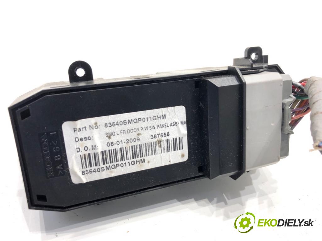 HONDA CIVIC VIII liftback 2009 73 kW 1.4 (FK1, FN4) 1339 Prepínač okien 83540SMGP011GHM (Prepínacie páčky pod volantom)