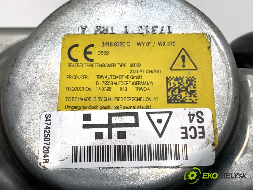 BMW F48 SUV 2017 110 kW sDrive 18 d 1995 Držiak BEZPEČNOSŤ pravy zad 7425072