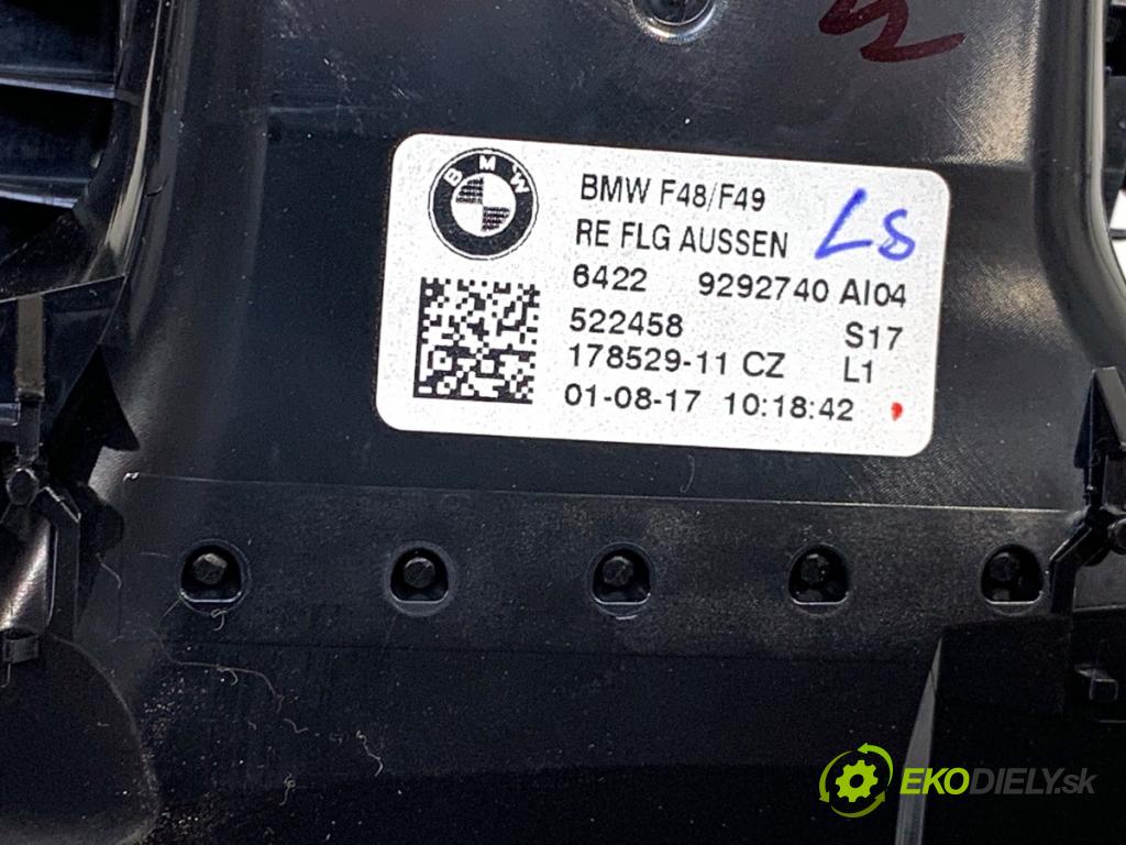 BMW F48 SUV 2017 110 kW sDrive 18 d 1995 Mriežky kúrenia predný 9292740 9292741