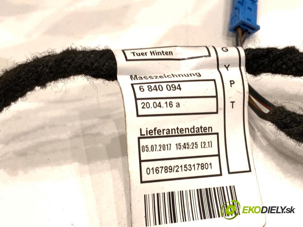 BMW F48 SUV 2017 110 kW sDrive 18 d 1995 Káblovačka Dvere zad pravy 6840096