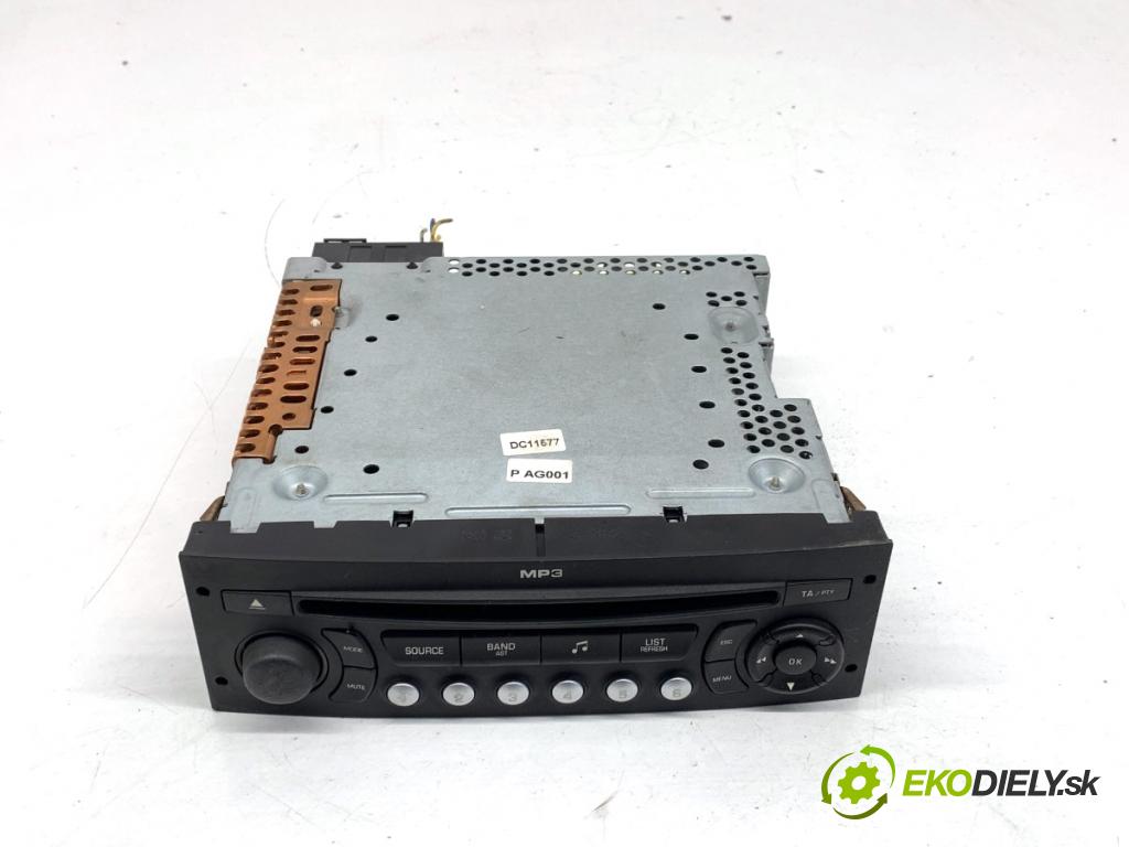 CITROEN C4 PICASSO I nadwozie wielkoprzestrzenne (MPV) 2007 80 kW 1.6 HDi 1560 RADIO 96646223XT (Audio zariadenie)