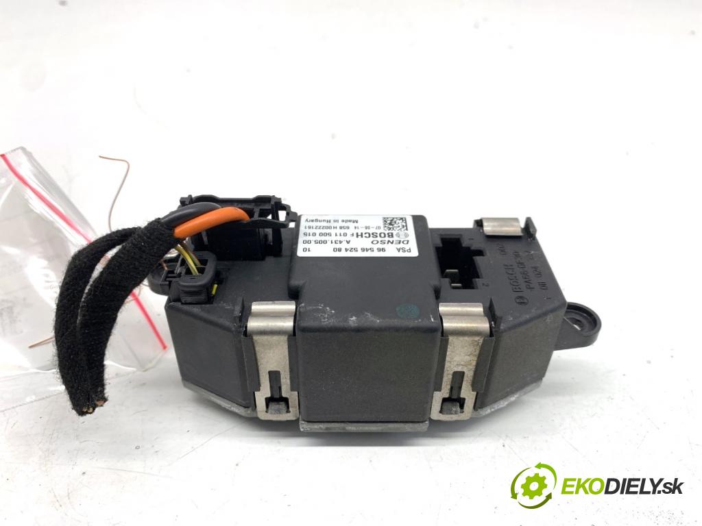 CITROEN C4 PICASSO I nadwozie wielkoprzestrzenne (MPV) 2007 80 kW 1.6 HDi 1560 Odpor, rezistor kúrenia vzduchu 9654652480 (Odpor (rezistor) kúrenia)
