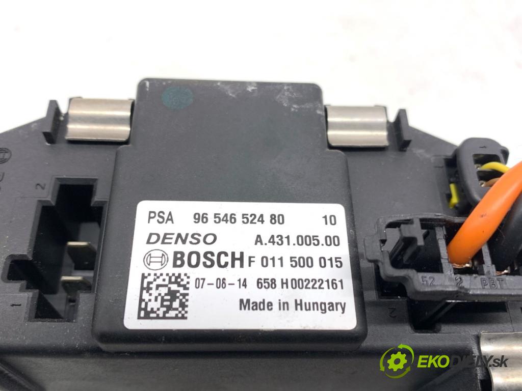 CITROEN C4 PICASSO I nadwozie wielkoprzestrzenne (MPV) 2007 80 kW 1.6 HDi 1560 Odpor, rezistor kúrenia vzduchu 9654652480 (Odpor (rezistor) kúrenia)