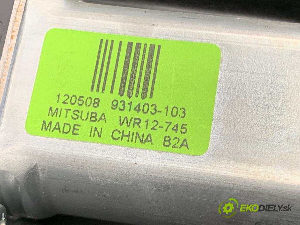 JEEP GRAND CHEROKEE WK SUV 2012 177 kW 3.0 CRD V6 4x4 2987 Mechanizmus okna pravy zad 55113614AM