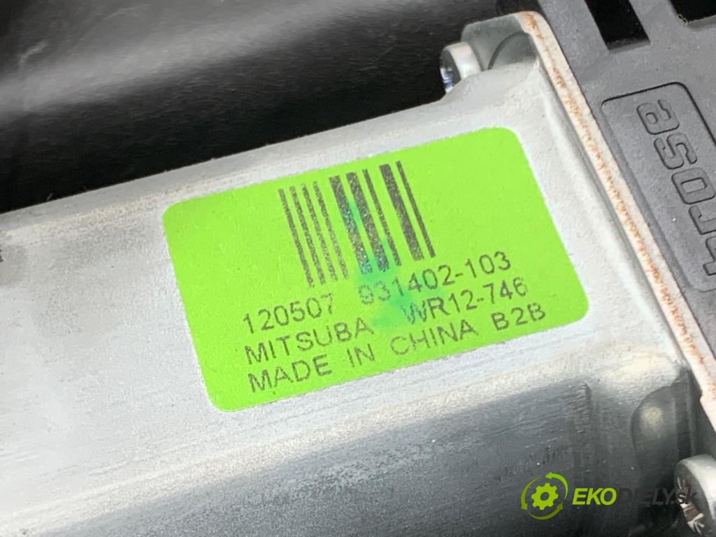 JEEP GRAND CHEROKEE WK SUV 2012 177 kW 3.0 CRD V6 4x4 2987 Mechanizmus okna ľavy zad 55113615AM