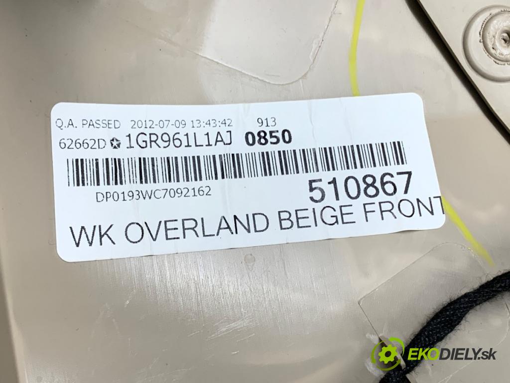 JEEP GRAND CHEROKEE WK SUV 2012 177 kW 3.0 CRD V6 4x4 2987 čalúnenie Dvere pravy predný