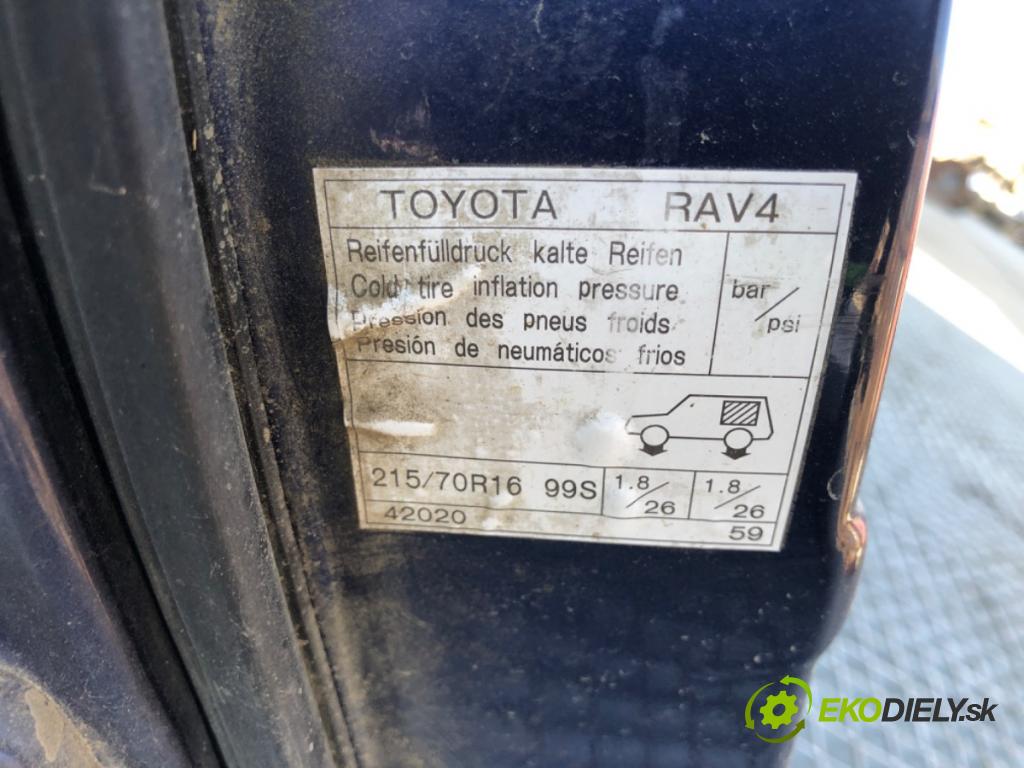 TOYOTA RAV4 I SUV 1994 95 kW 2.0 4WD (SXA10) 1998 Dvere ľavy predný