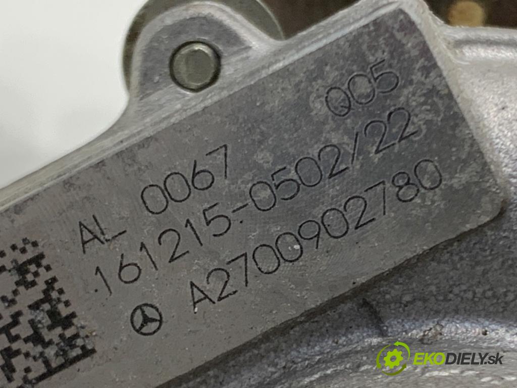 MERCEDES-BENZ W176 liftback 2017 90 kW A 180 (176.042) 1595 Turbodúchadlo,turbo A2700902780 (Turbodúchadlo (kompletné))
