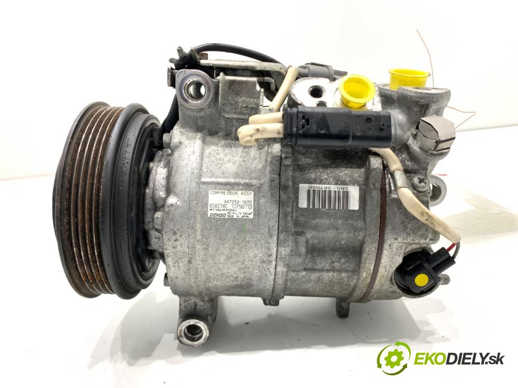 MERCEDES-BENZ W176 liftback 2017 90 kW A 180 (176.042) 1595 kompresor klimatizace 447250-1670 (Kompresor klimatizace)