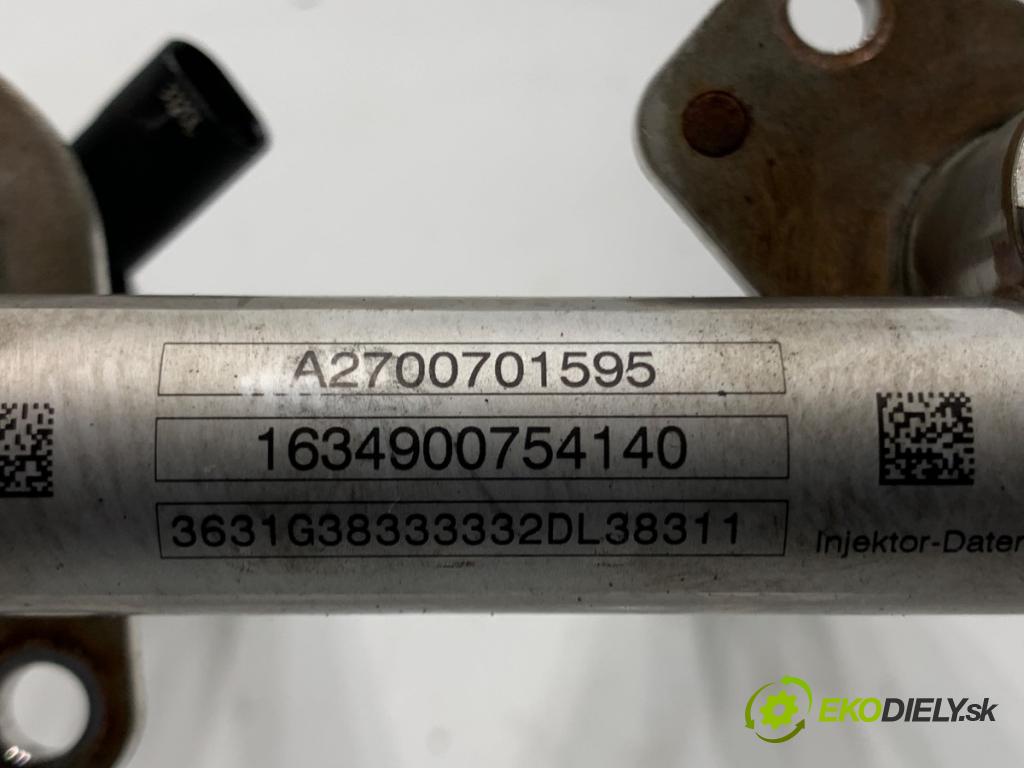 MERCEDES-BENZ W176 liftback 2017 90 kW A 180 (176.042) 1595 Lišta vstrekovacia INJEKCIA: A2700701595