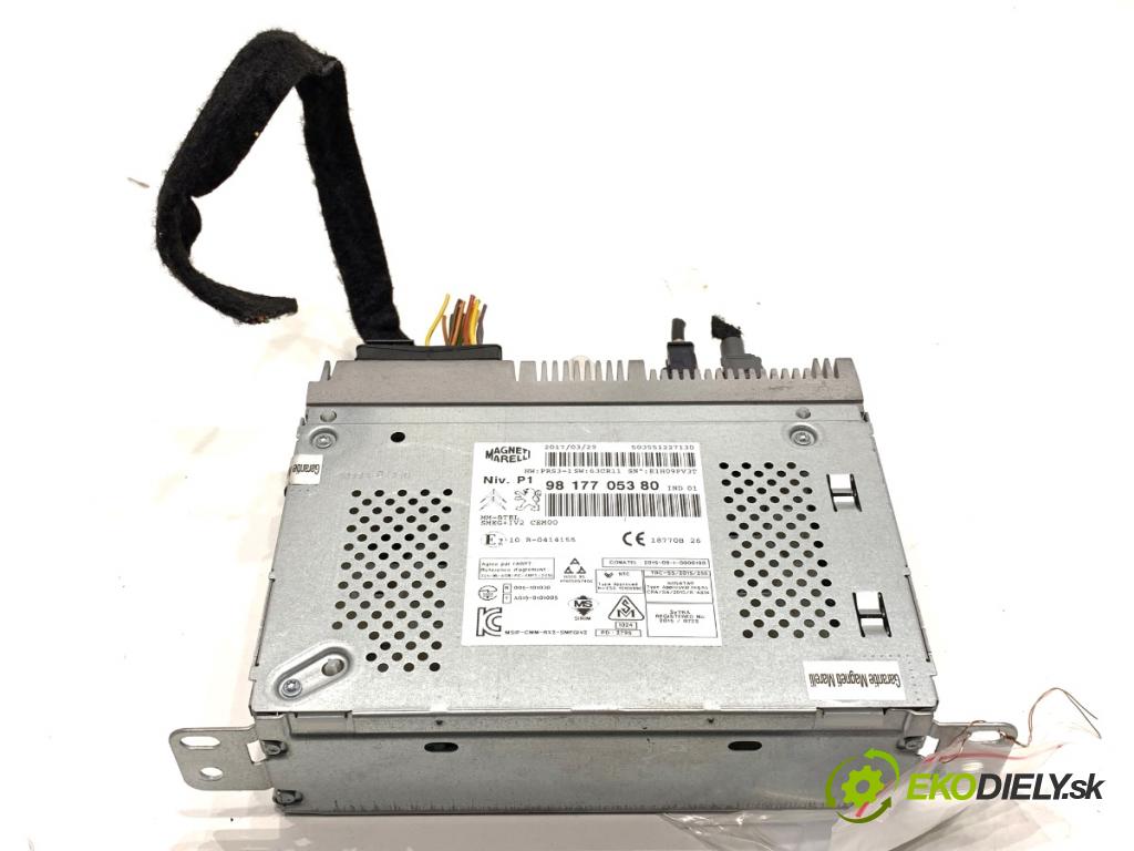 CITROEN C4 II liftback 2017 81 kW 1.2 THP 110 1199 RADIO 9817705380 (Audio zařízení)