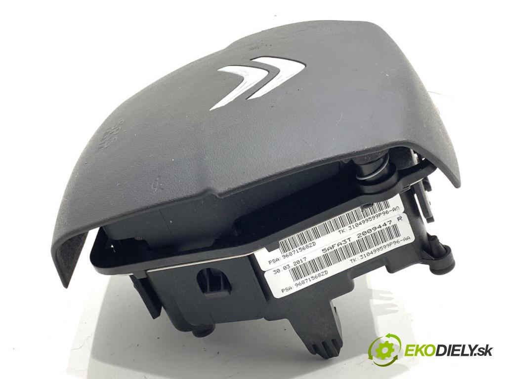 CITROEN C4 II liftback 2017 81 kW 1.2 THP 110 1199 AirBag volantu 96871568ZD (Airbag)