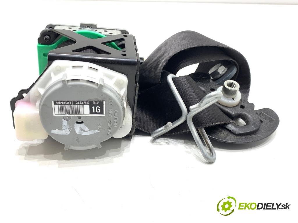 CITROEN C4 II liftback 2017 81 kW 1.2 THP 110 1199 Držiak BEZPEČNOSŤ ľavy predný 98026093XX