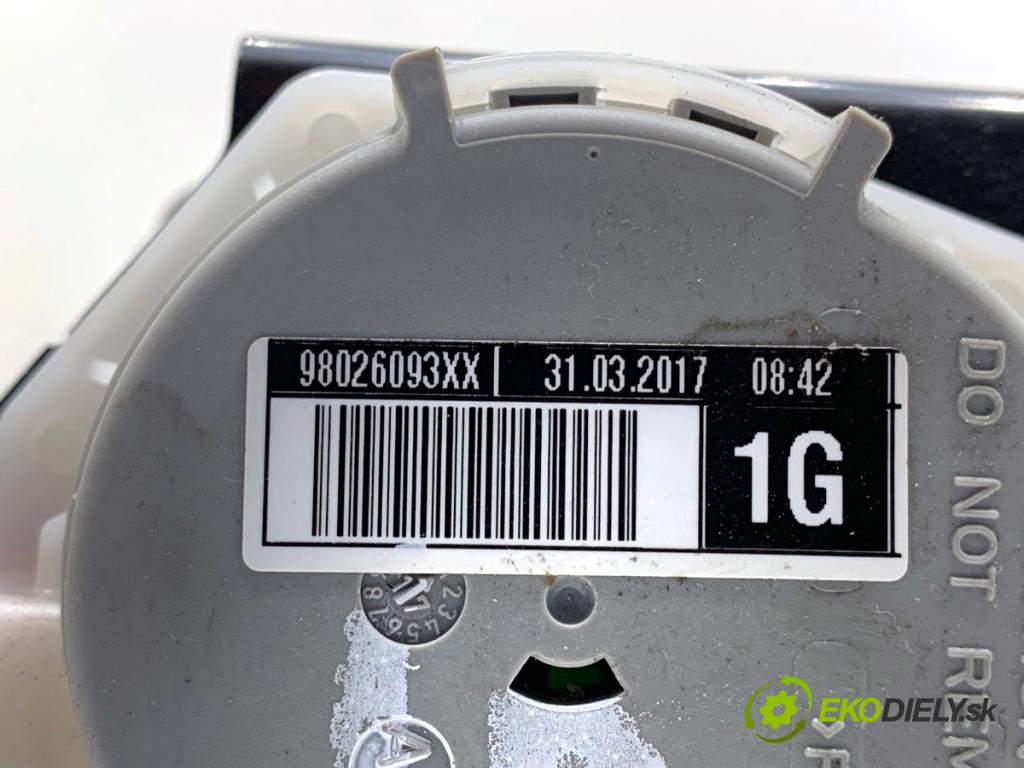 CITROEN C4 II liftback 2017 81 kW 1.2 THP 110 1199 Držiak BEZPEČNOSŤ ľavy predný 98026093XX