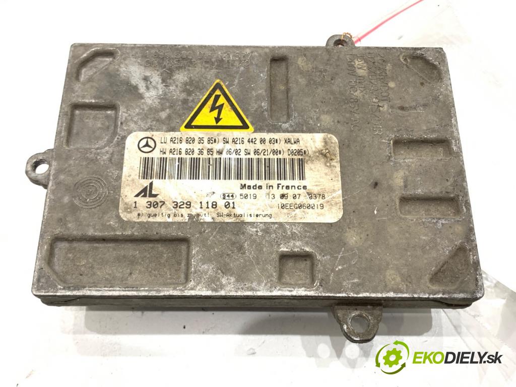 MERCEDES-BENZ W221 sedan 2007 173 kW S 320 CDI (221.022, 221.122) 2987 Menič XENON A2168203585 130732911801 (Riadiaca jednotka xenónu)