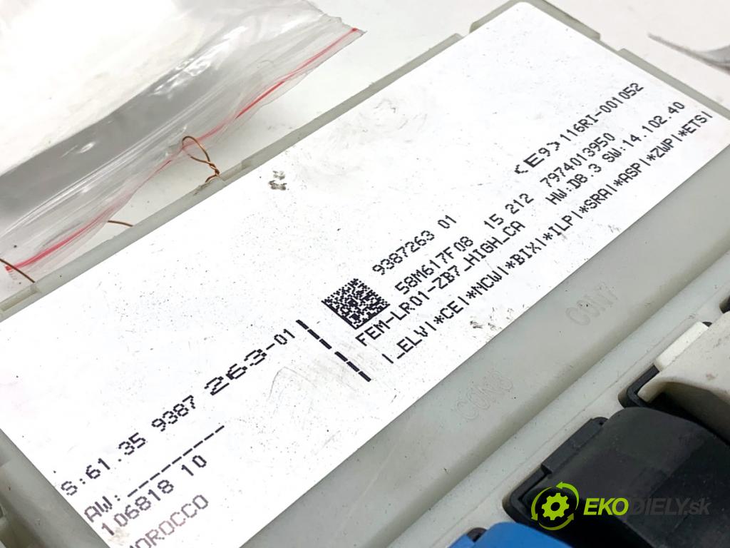 BMW F34 liftback 2015 140 kW 320 d 1995 Modul FEM: 9387263