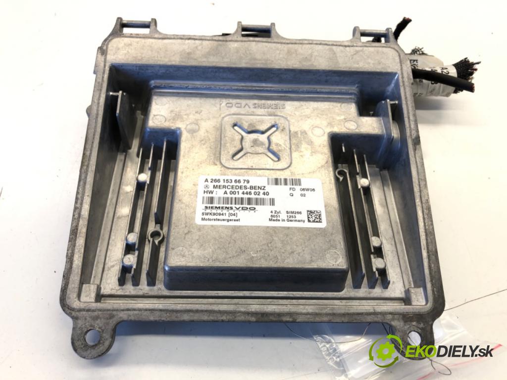 MERCEDES-BENZ W169 liftback 2006 85 kW A 170 (169.032, 169.332) 1699 riadiaca jednotka Motor A2661536679 (Riadiaca jednotka)