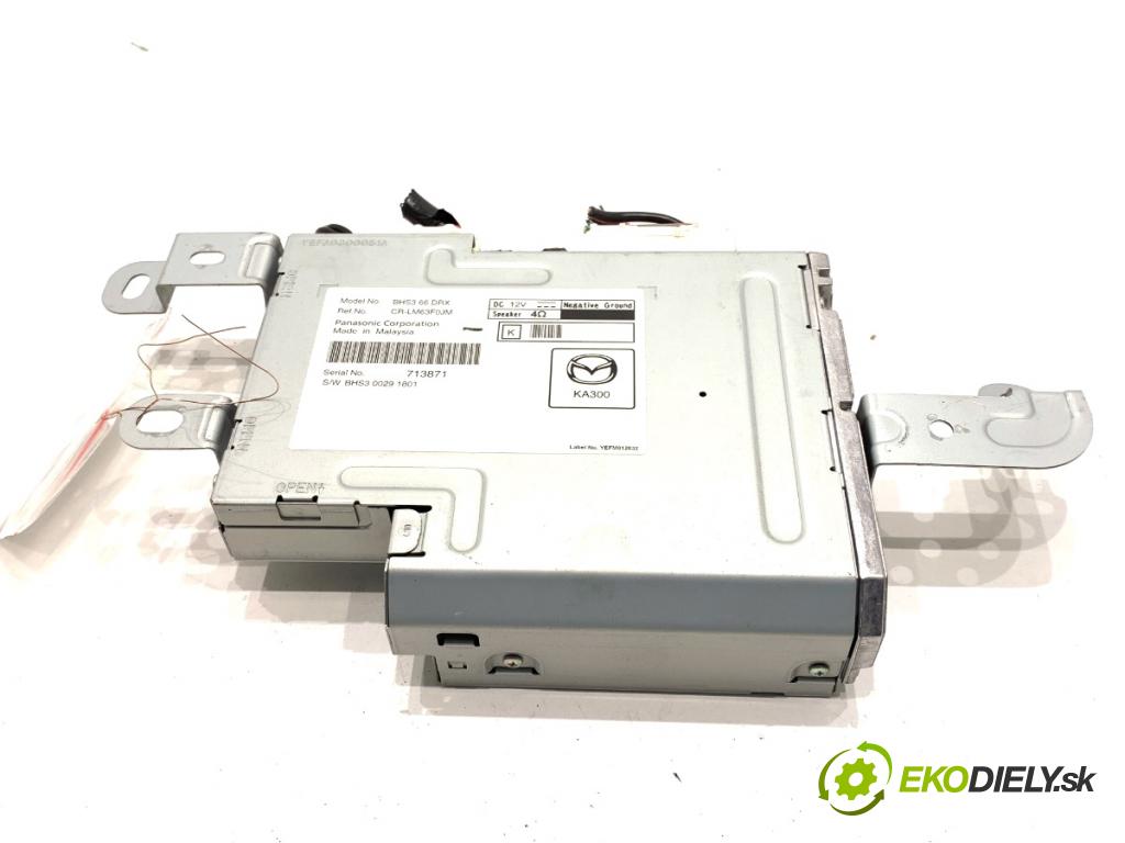 MAZDA 3 BM liftback 2014 88 kW 2.0 1998 Zosilňovač radia BHS3-66DRX (Zosilňovač)