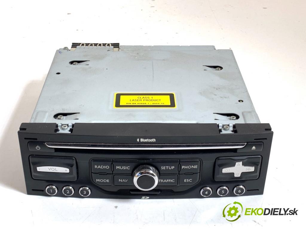 CITROEN C5 III sedan 2010 103 kW 2.0 HDi 140 1997 RADIO 96661984ZD (Audio zariadenie)