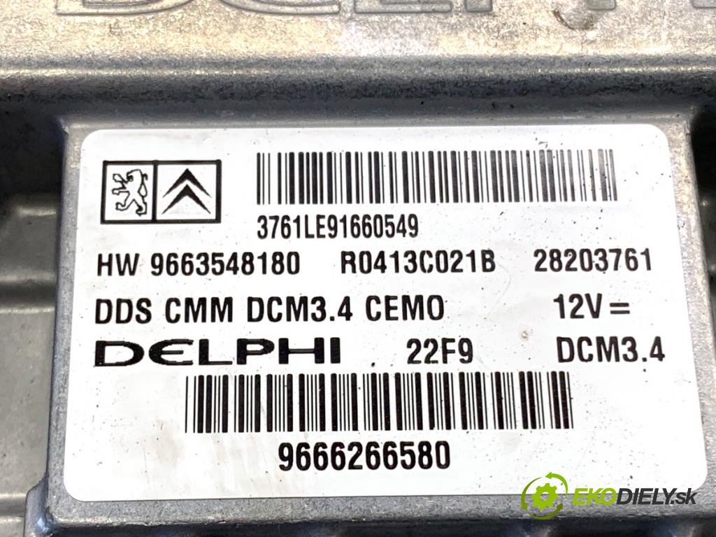 CITROEN C5 III sedan 2010 103 kW 2.0 HDi 140 1997 riadiaca jednotka Motor 9663548180 (Riadiaca jednotka)