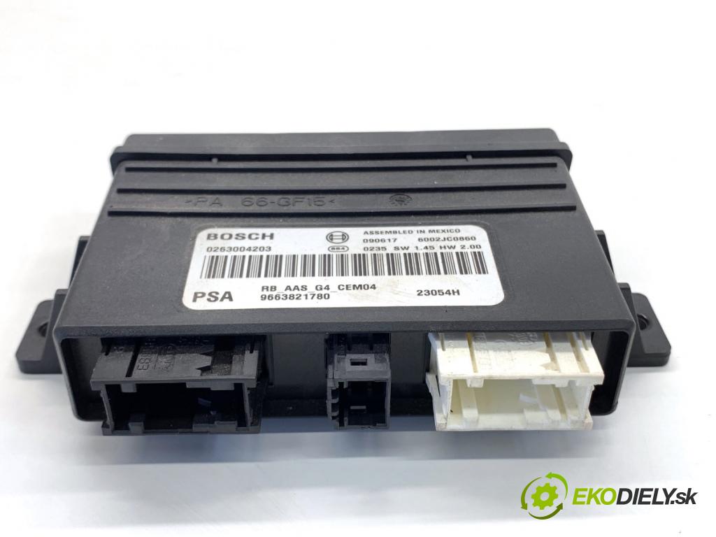 CITROEN C5 III sedan 2010 103 kW 2.0 HDi 140 1997 Modul PDC 9663821780 (Riadiaca jednotka ostatné)