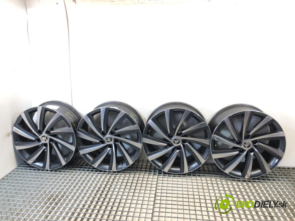 SKODA OCTAVIA IV liftback 2023 140 kW 2.0 TSI 4x4 1984 disky HLIÍK: 18 7.5J ET48 5E3601025AS 5E3601025J