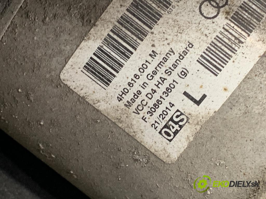AUDI A8 D4 sedan 2014 283 kW 4.2 TDI quattro 4134 tlumič levý zadní část 4H0616001M
