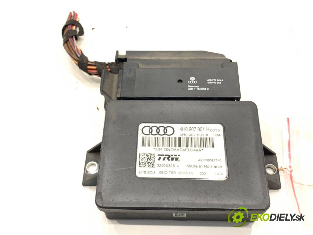 AUDI A8 D4 sedan 2014 283 kW 4.2 TDI quattro 4134 Modul brzdy ručnej brzdy 4H0907801H