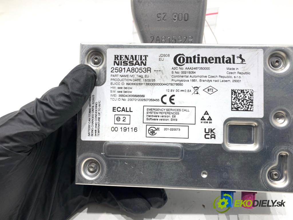 RENAULT TRAFIC III Skrzynia 2025 125 kW 2.0 dCi 170 (FGMM) 1997 Modul radia 2591A8053R