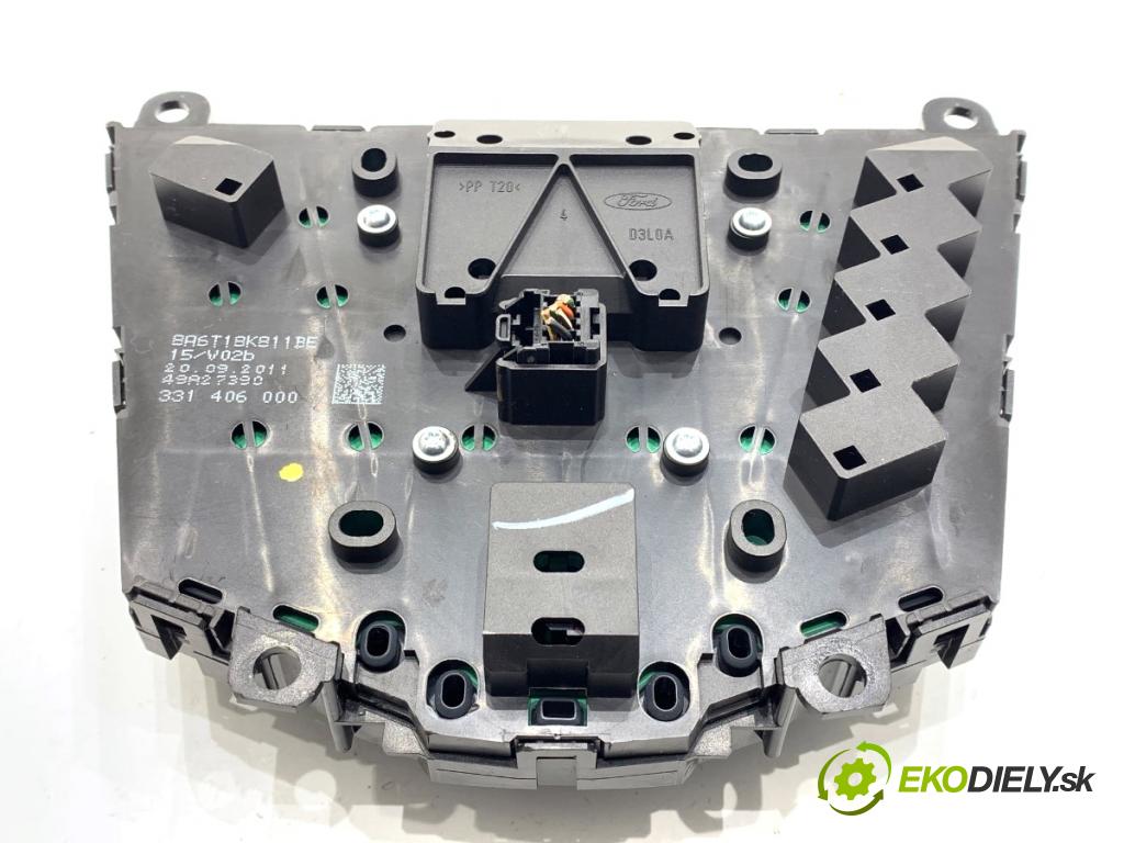 FORD FIESTA MK7 liftback 2011 88 kW 1.6 Ti 1596 Panel ovládania radia 8A6T18K811BE (Prepínacie páčky pod volantom)