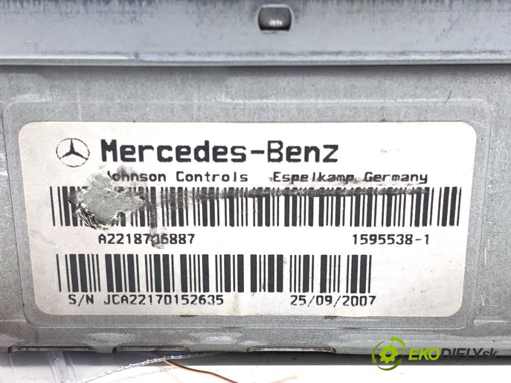 MERCEDES-BENZ W221 sedan 2007 173 kW S 320 CDI (221.022, 221.122) 2987 slot TV Menič CD A2218706887