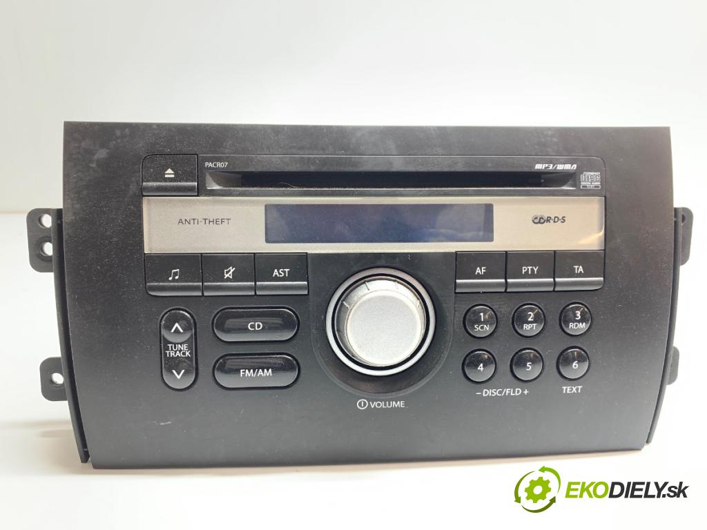 SUZUKI SX4 liftback 2008 88 kW 1.9 DDiS 4x4 (RW 419D) 1910 RADIO 39101-79JB (Audio zariadenie)
