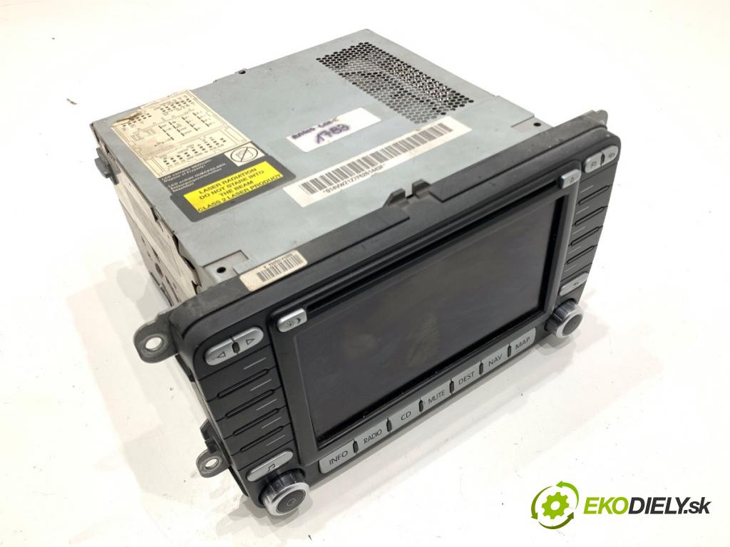 VW GOLF V liftback 2005 77 kW 1.9 TDI 1896 RADIO 1K0035198C (Audio zariadenie)