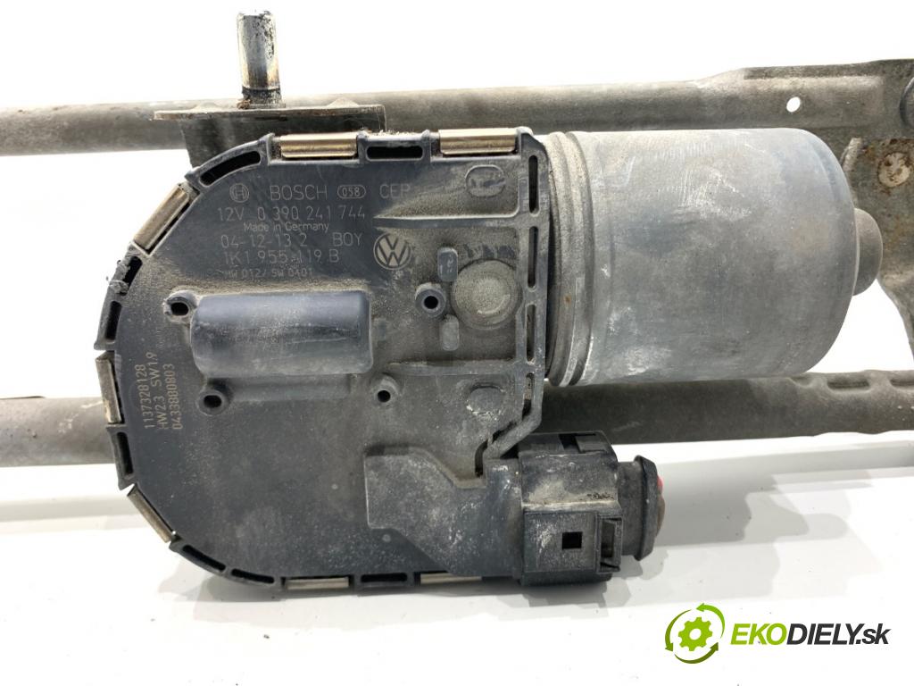 VW GOLF V liftback 2005 77 kW 1.9 TDI 1896 Mechanizmus stieračov predný 1K1955119B (Motorček stieračov predný)