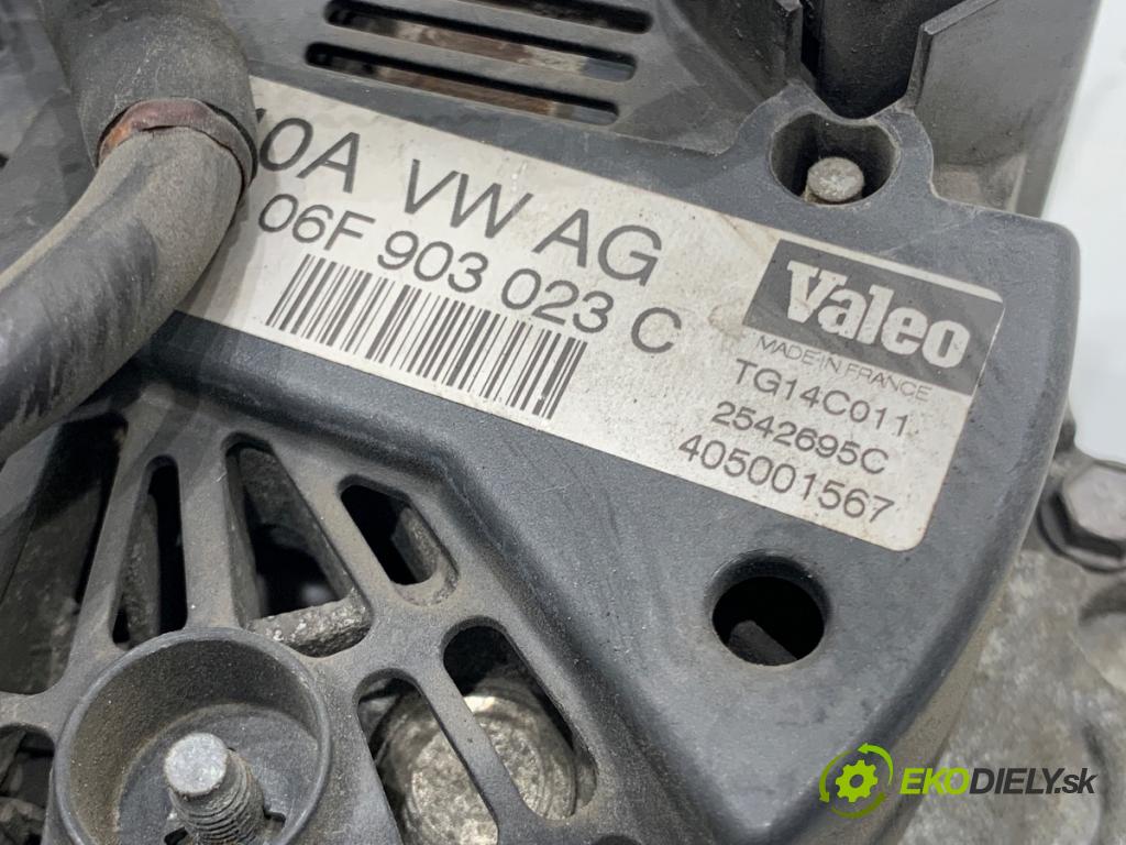 VW GOLF V liftback 2005 77 kW 1.9 TDI 1896 Alternátor 06F903023C (Alternátor)