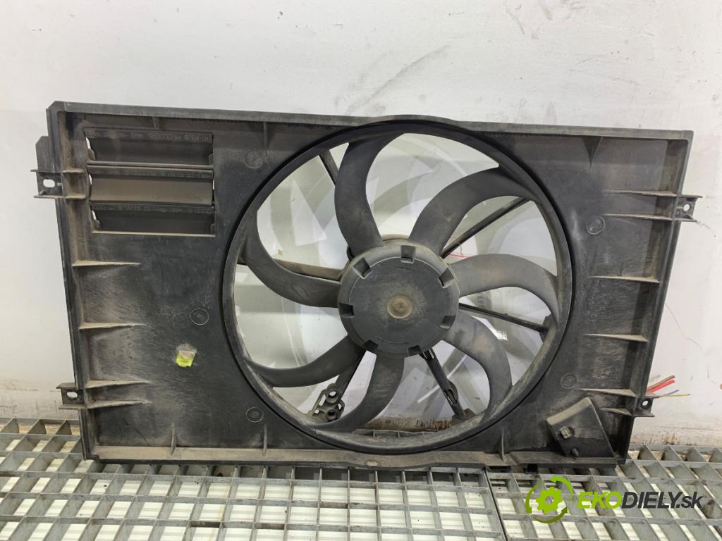SKODA OCTAVIA II liftback 2008 77 kW 1.9 TDI 1896 ventilátor chladiče 1K0959455EF (Ventilátor)