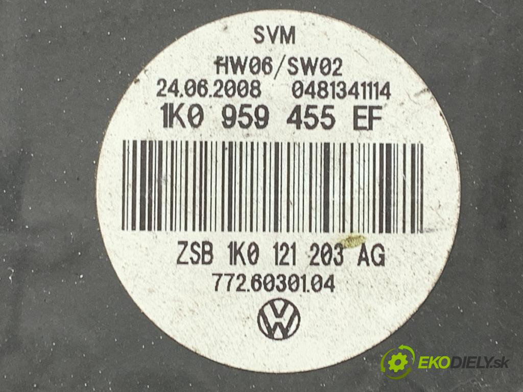 SKODA OCTAVIA II liftback 2008 77 kW 1.9 TDI 1896 Ventilátor chladiča 1K0959455EF (Ventilátor)