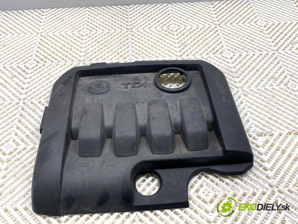 SKODA OCTAVIA II liftback 2008 77 kW 1.9 TDI 1896 Kryt Motor 03G103925BN (Kryt motora)